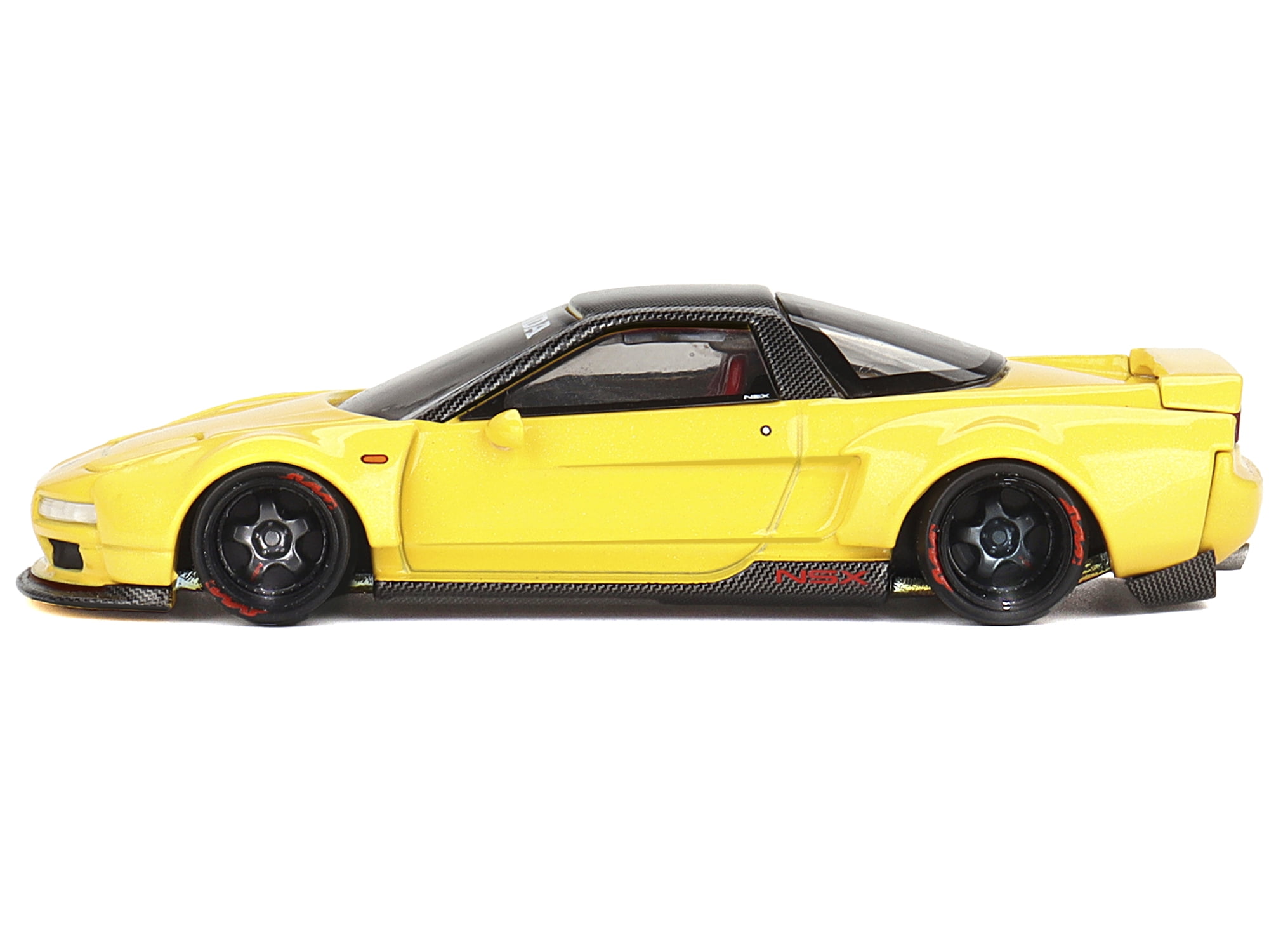 Kaido House x Mini GT Honda NSX Kaido Works V1 - Yellow Toy