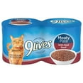 thumbnail image 2 of 9Lives Meaty Paté with Real Beef Wet Cat Food, 5.5 Ounce Cans, 24 Count, 2 of 7