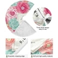 thumbnail image 2 of FMSHPON Mother's Day Beautiful Colorful Roses Flower Xmas Christmas Tree Skirt Stand Mat for Holiday Party Decoration Indoor Outdoor 48 inches, 2 of 6