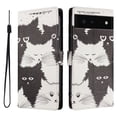 thumbnail image 1 of FOXDOCK Funda Tipo Cartera para Google Pixel 6 con Soporte y Correa – Diseño de Patrones Lindos, 1 of 6
