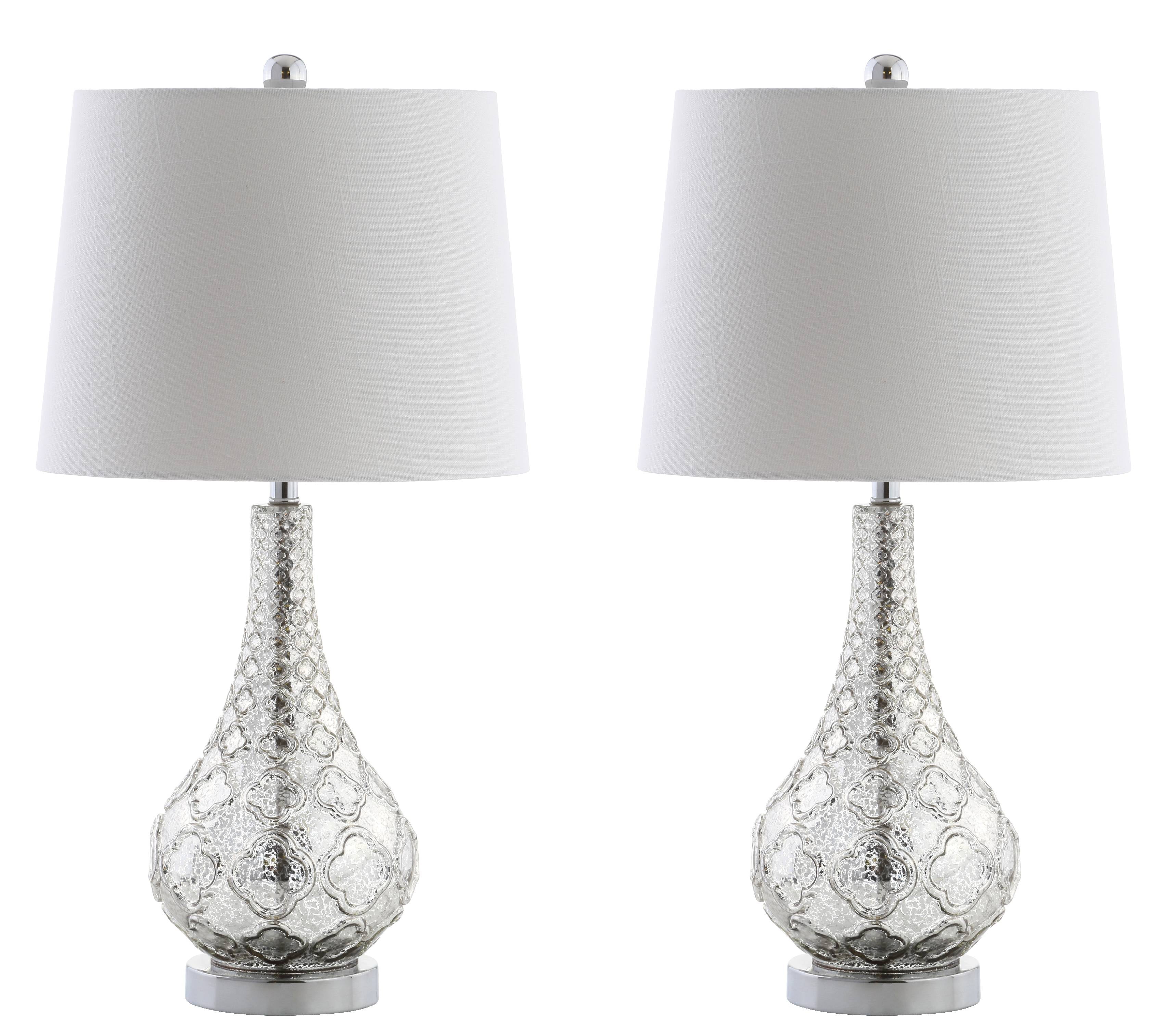 crystal bead led white floor lamp