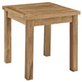 thumbnail image 5 of Modway Marina Modern Wood 3-Piece Conversation Set in Natural/White, 5 of 5