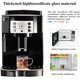 thumbnail image 4 of Juego de 4 tazas de café de vidrio grandes de 14 onzas con asas antiescaldadas, tazas transparentes ligeras y duraderas para café con capuchino americano, té, leche, jugo de café expreso, 4 of 17