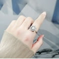 thumbnail image 2 of Seven bead connection beautiful rotary ring, adjustable opening ring, 2 of 4