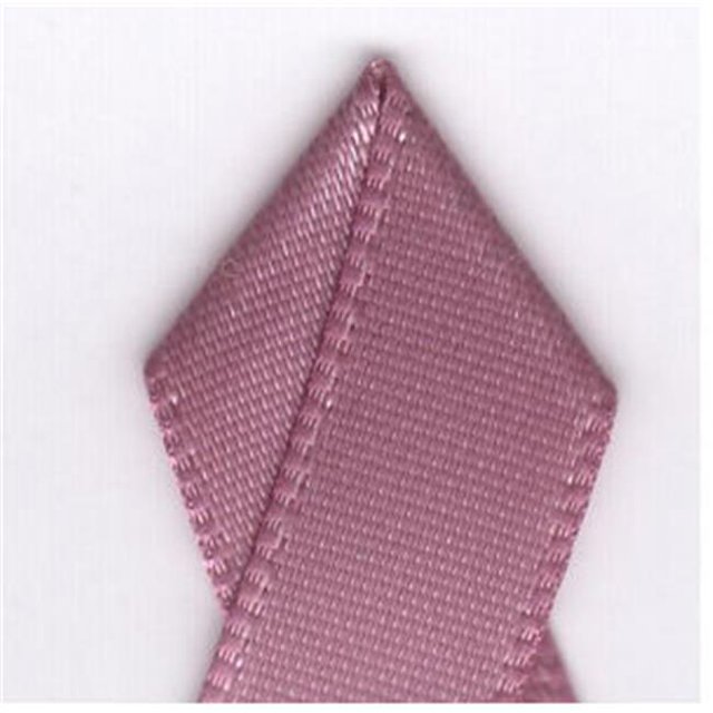 Papilion R074400060165100Y .25 in. Double-Face Satin Ribbon 100 Yards - Rosy Mauve