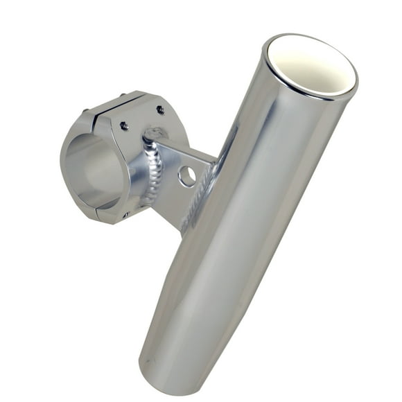 C.E. Smith Fishing Rod Holder 53730 Use To Hold Fishing Rod; Horizontal Clamp-On Mount; Cradle Type Hold; Anodized; Aluminum; Fits 1.9 Inch Outer Diameter Rail