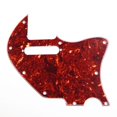 thumbnail image 3 of Acoustasonic Style Hybride Télé Guitare Pickguard, 4 Plis Tortue Rouge, 3 of 4