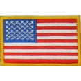 thumbnail image 1 of Explorer US Flag Patch Velcro United States Left to Right Accessory Embroidery Set of 4, 1 of 1