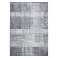 thumbnail image 2 of World Rug Gallery Contemporary Distressed Boxes Weather Resistant Reversible Indoor/Outdoor Area Rug - Gray 5'x7', 2 of 7