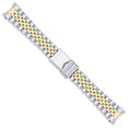 thumbnail image 2 of deBeer Jubilee Style Link Metal Watch Band - Two-Tone - 22mm, 2 of 4