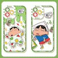 thumbnail image 2 of Funda de silicona suave y transparente para iPhone, carcasa ShinChan de dibujos animados para modelos 14 Pro Max, 13, 12 Mini, 11 Pro, XR, XS, X, 8, 7, 6, 6S Plus, SE, 2020 Fivean unisex, 2 of 2