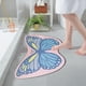 thumbnail image 4 of Fiudx Esterilla de Diatomeas con Diseño de Mariposas, Superabsorbente, Base Antideslizante, Tacto Cómodo, Ideal para Baño, Sala de Estar y Cocina, Fácil de Limpiar, 60 X 40 Cm., 4 of 6
