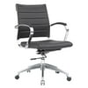 Fine Mod Imports Sopada Conference Office Chair Mid Back, Black