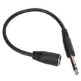 thumbnail image 2 of Cable adaptador DIN de 5 pines hembra a 6,35 mm macho Cable adaptador de sonido con salida de sonido para micrófono de 1,0 pies, 2 of 12