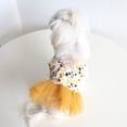 thumbnail image 3 of NIBOLOG Pet Dress Soft V Neck Shoulder Strap Sweet Puppy Cat Spring Summer Print Sling Skirt for Outdoor, 3 of 8