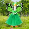 thumbnail image 4 of Shipiny Porch Goose Statue Outfit, Universal Clothing for Cement & Plastic Goose Figurines, Garden Patio Goose Decor Apparel, Green, 4 of 9
