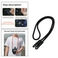 thumbnail image 4 of lionlar Retro Universal Nylon Climbing Rope Camera Shoulder Strap Belt, for Micro Single Black, 4 of 8