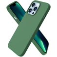 thumbnail image 1 of ORNARTO Compatible with iPhone 13 Pro Case 6.1, Slim Liquid Silicone 3 Layers Full Covered Soft Gel Rubber Case Cover, 1 of 5
