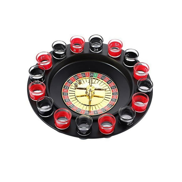 16-Hole Russian Roulette Wheel Spinning Wine Glass Game KTV Roulette Game Wine Glass Spinning Wheel