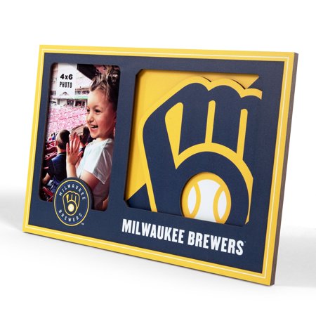 Milwaukee Brewers 3D Logo Picture Frame