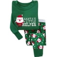 thumbnail image 3 of Conjunto de pijama de dibujos animados para niños y niñas, ropa de dormir familiar, de Navidad, P86, novedad, 3 of 4