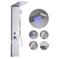 thumbnail image 1 of VEVOR Shower Panel Tower System Stainless Steel Column Rainfall Waterfall Head 5 Modes, 1 of 9