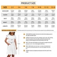 thumbnail image 6 of Uourmeti Tractor Field Pattern Girls Short Sleeve Casual Maxi Dress 2-14 Years Old Stretchy Breathable Short Sleeve Dress 1 pc, 6 of 6