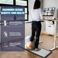 thumbnail image 2 of Anti Fatigue Kitchen Mat [2 PCS], Cushioned Non-Skid, Waterproof Floor Mat, Ergonomic Comfort Foam Standing Rugs for Floor, Kitchen, Office, Sink, Laundry - Black and Grey, 2 of 6