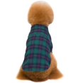 thumbnail image 1 of l Ropa para perros Chaleco a cuadros de algodón para mascotas Ropa gruesa y cálida para perros con velcro, 1 of 2