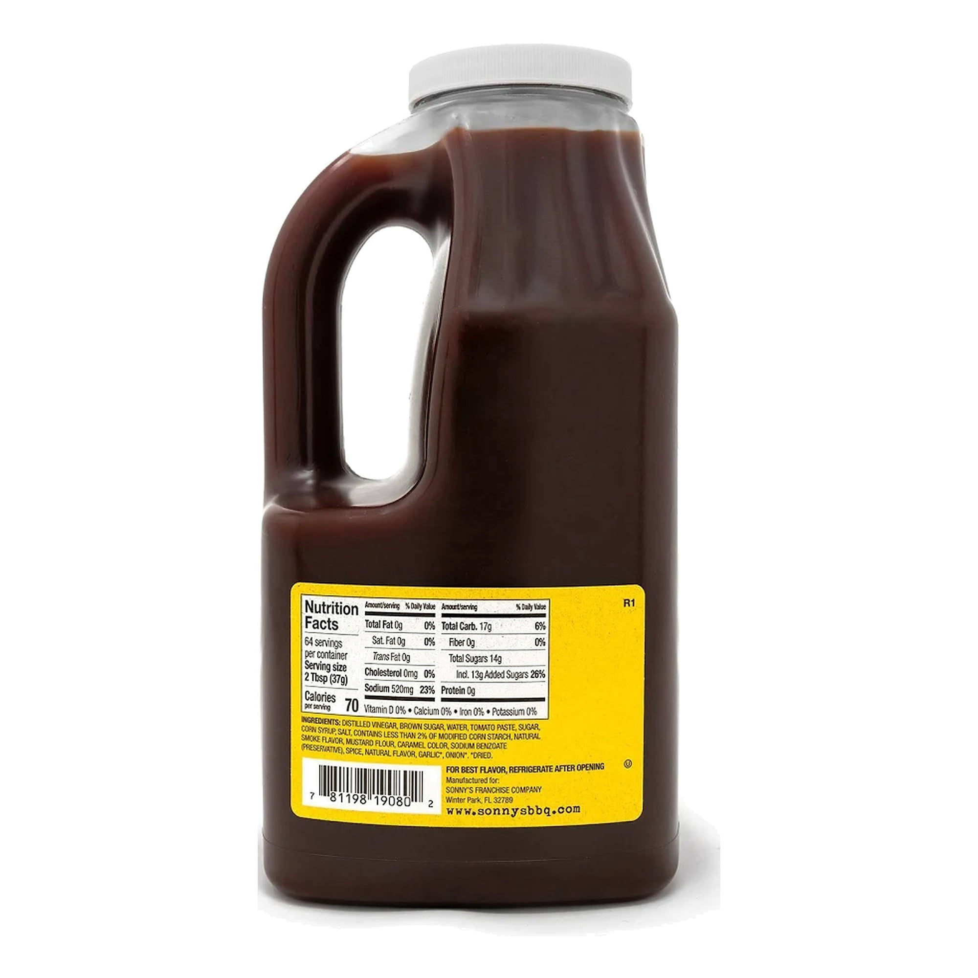 Sonny’s BBQ Sweet BBQ Sauce, 84 oz Jug - Barbecue Sauce for Grilling, Dipping, and Marinades