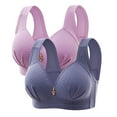 thumbnail image 1 of Bras for Women, Womans Embroidered Glossy Comfortable Breathable Bra Underwear No Rims, 1 of 2