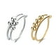 thumbnail image 1 of 2 piezas de anillo antiestrés de aleación de oro y plata que reduce la ansiedad, relaja la mente, anillos de cuentas abiertas, accesorios para los dedos de las mujeres, 1 of 12