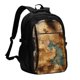 thumbnail image 1 of Balery Antique Map Adventure Scene Mochila con carga USB para hombre y mujer - Mochila impermeable y antirrobo para laptop con puerto USB para viajes, trabajo, 1 of 7