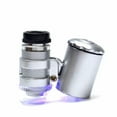 thumbnail image 1 of Widely Application Microscope, Pocket Portable with 60X Magnification, Silver Illuminated Magnifier, Foldable Design for Easy Carry, 1 of 7