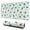 Green Cow Heart, variant on Long Mouse Pads for Desk,Pink Cow Bell Pattern Desk Mats on Top Of Desks, Desk Mouse Pad Extra Large with 3mm Non-Slip Base and Stitched Edge for Gaming,Office,Work,Home 31.5"x11.8"