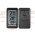thumbnail image 4 of ℃/℉ Digital Wireless Indoor/Outdoor Thermometer Clock Temperature Meter With, 4 of 7