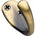 thumbnail image 1 of Hickory Hardware P27100-AB 2 In. Utility Antique Brass Hook, 1 of 4