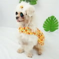 thumbnail image 3 of SPRING PARK Dog Dress Cute Fruit Series Pattern Pet Clothing with Elegant Ribbon Pet Apparel for Puppy Dogs and Cats on Wedding Holiday New Year Spring Summer, 3 of 7