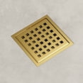 thumbnail image 2 of VIGO Elan Square Shower Drain in Matte Brushed Gold, 2 of 9