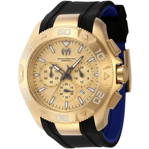 Technomarine UF6 Chronograph Date Quartz Gold Dial Men's Watch TM-622003