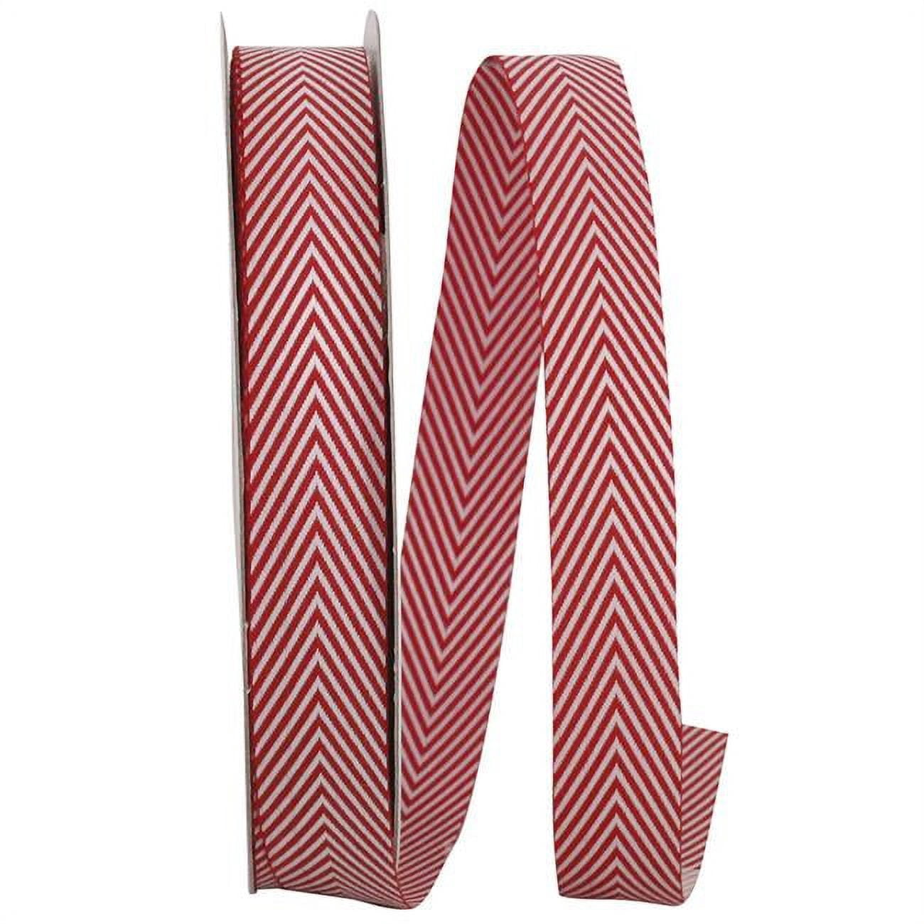 Reliant Ribbon 92575W-030-09K Satin Value Wired Edge Ribbon - White - 1.5 in. x 50 yards, 1