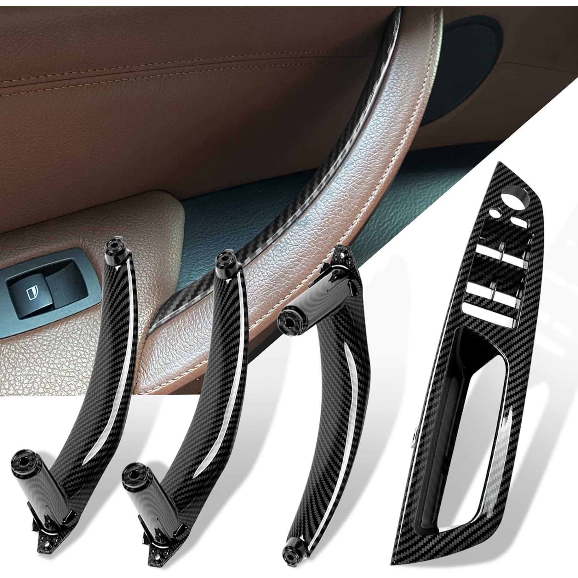 Poignée De Porte Intérieure Beige Pour BMW X5 E70, X6 E71/E72 - Avant/arrière Gauche - Neuf