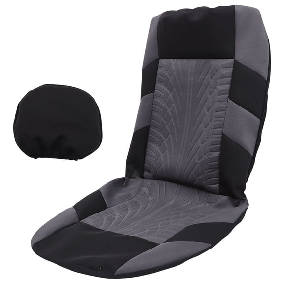 LEORX 1 Set Car Seat Cover Set Grey Cloth Protective Washable for Vehicle Seats
