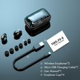 thumbnail image 4 of Auriculares Inalámbricos F9 Batería Grande Air Pro 5.0 Bluetooth Sin Demora Vivos Impermeables Para Xiaomi, 4 of 4