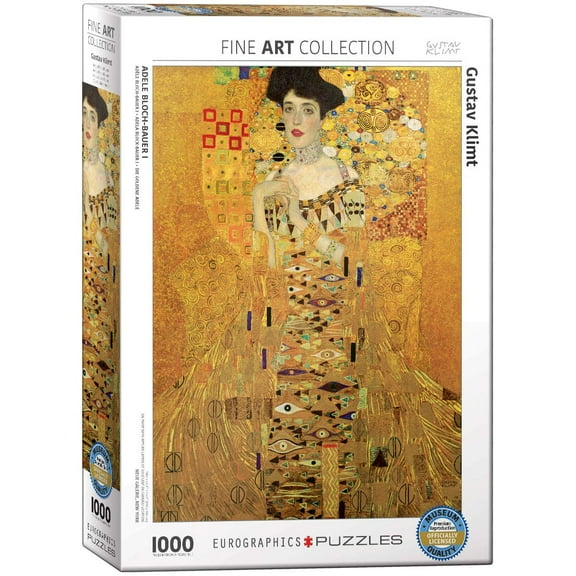 Eurographicspuzzles - Portrait of Adele Bloch-Bauer I, 1907 - Jigsaw Puzzle - 1000 Pieces