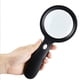 thumbnail image 5 of Advancent Lupa iluminada de mano 10X con 12 luces LED, lentes de lupa de lectura iluminada, suministros para personas mayores Artesanía Advancent HA065829-00, 5 of 6