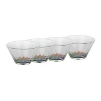 Mind Reader RSAL4-CLR Small Acrylic Multi-Purpose Bowls 4-Pack