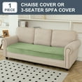thumbnail image 5 of Sanmadrola Couch Covers Velvet Sofa Cushion Cover Stretch Machine Washable Universal Slipcover Furniture Protector for Couches Sectional Sofas, Avocado Green, 5 of 9