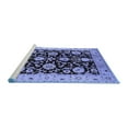 thumbnail image 2 of Ahgly Company Machine Washable Indoor Rectangle Oriental Blue Industrial Area Rugs, 2' x 4', 2 of 4