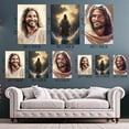 thumbnail image 3 of Jesus Christ Jesus Loves Me,Jesus Wall Decor Christian Wall Art Religious Wall Decor Christianity Gift Jesus Poster Picture God Wall Decor Living Room Catholic Decor, Spiritual Wall Art 12"x16", 3 of 4
